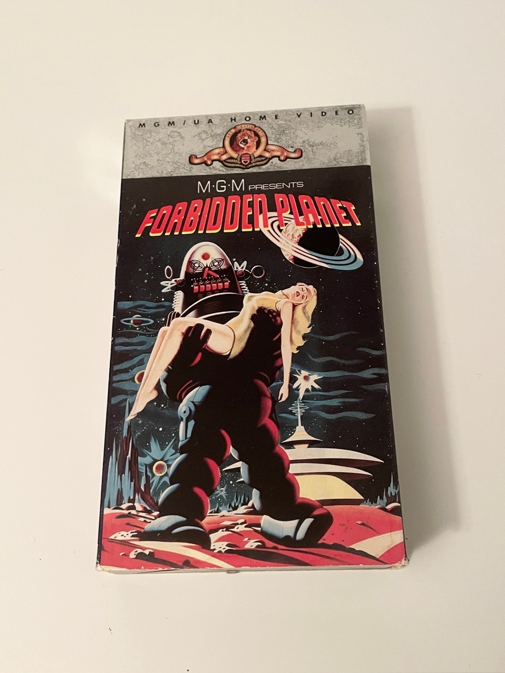 Forbidden Planet VHS Retro Sci‑Fi Movie Cover